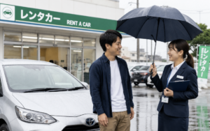 【梅雨時期のレンタカー利用で気をつけたいポイント】