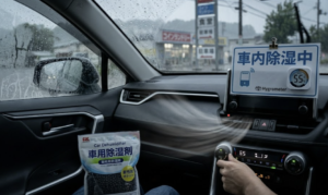 【梅雨時期の車内対策】除湿アイテムは効果ある？